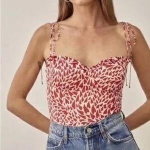 Reformation Novena Top Size 0 Like New